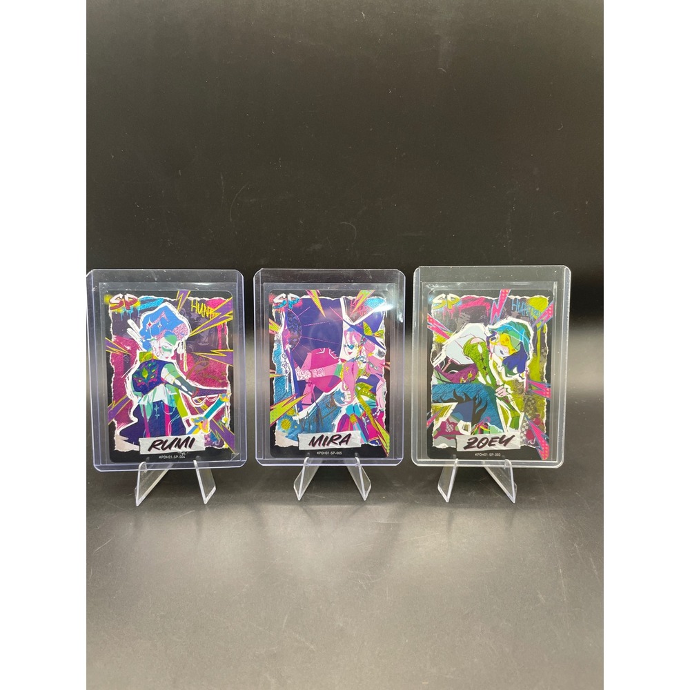 Kayou K-Pop Demon Hunters Netflix SP Card Lot Rumi Mira Zoey KPDH01-SP-003-005